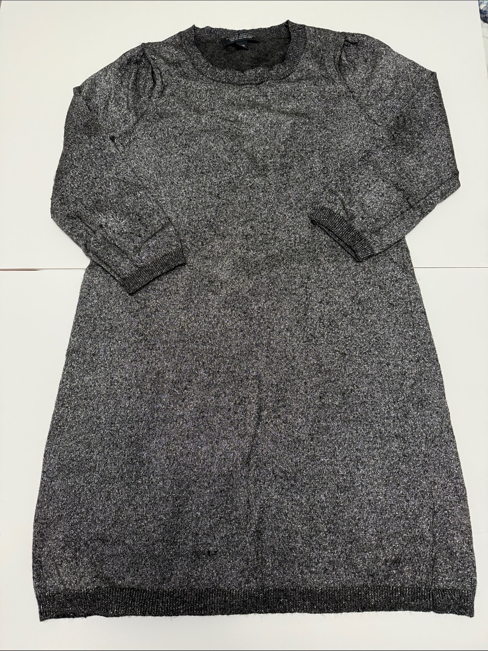 Banana Republic woolblend metallic sweater dress